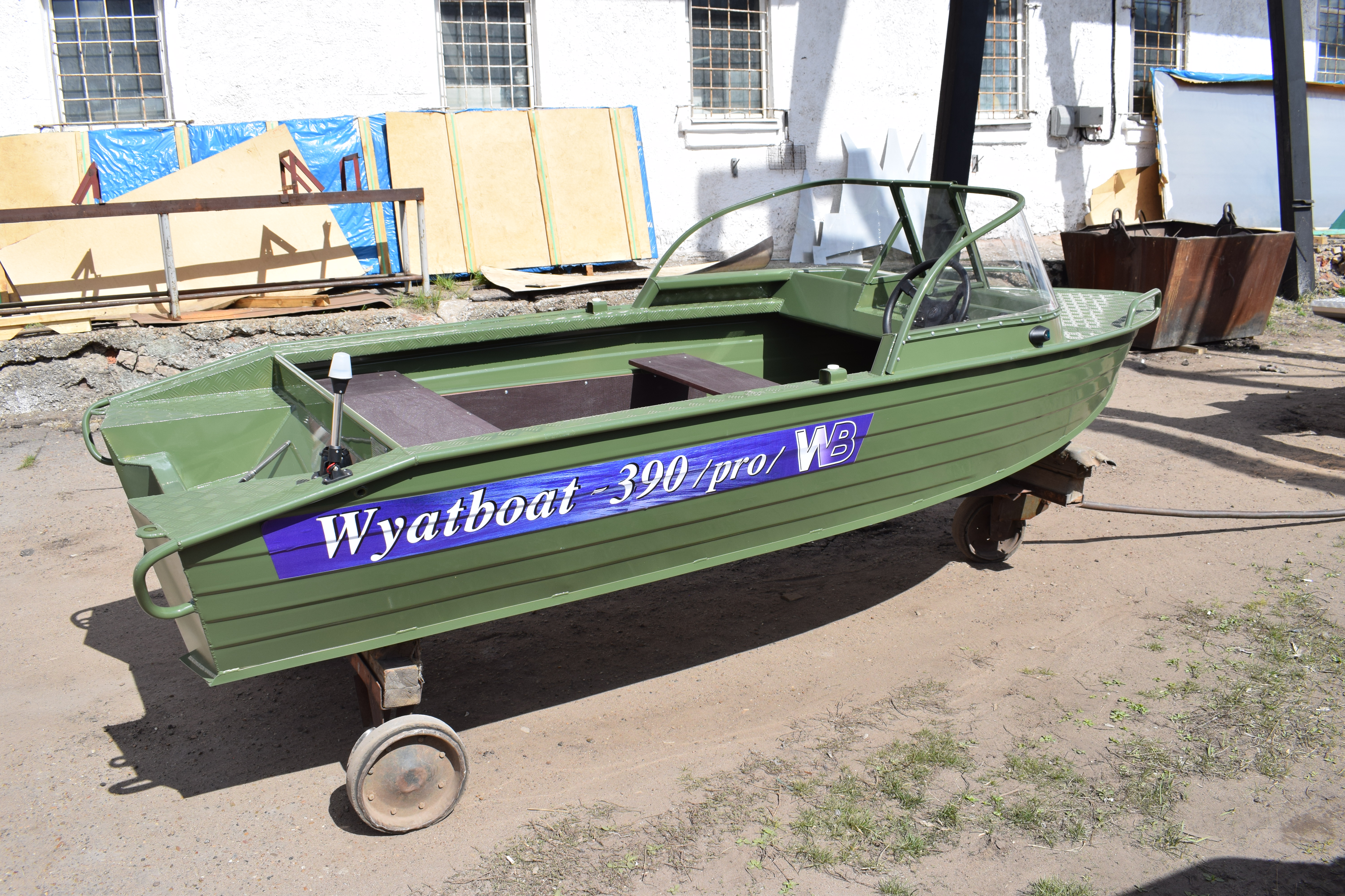 Лодка алюминиевая Wyatboat 390 Pro