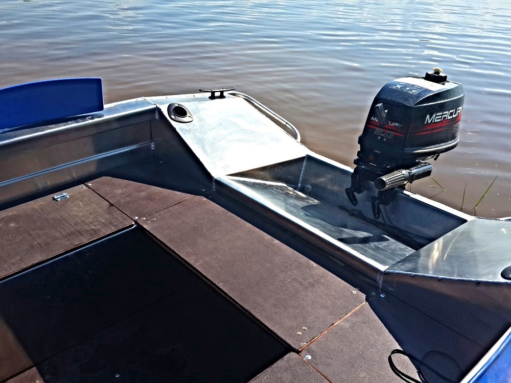 Лодка алюминиевая Тактика 390 Р