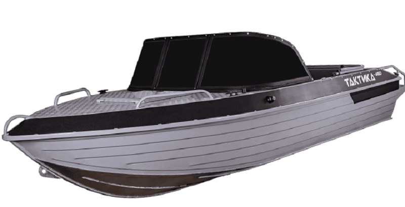 Лодка алюминиевая Тактика 430