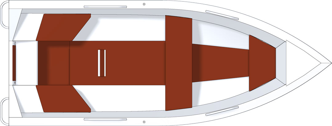 Лодка алюминиевая Realcraft 370