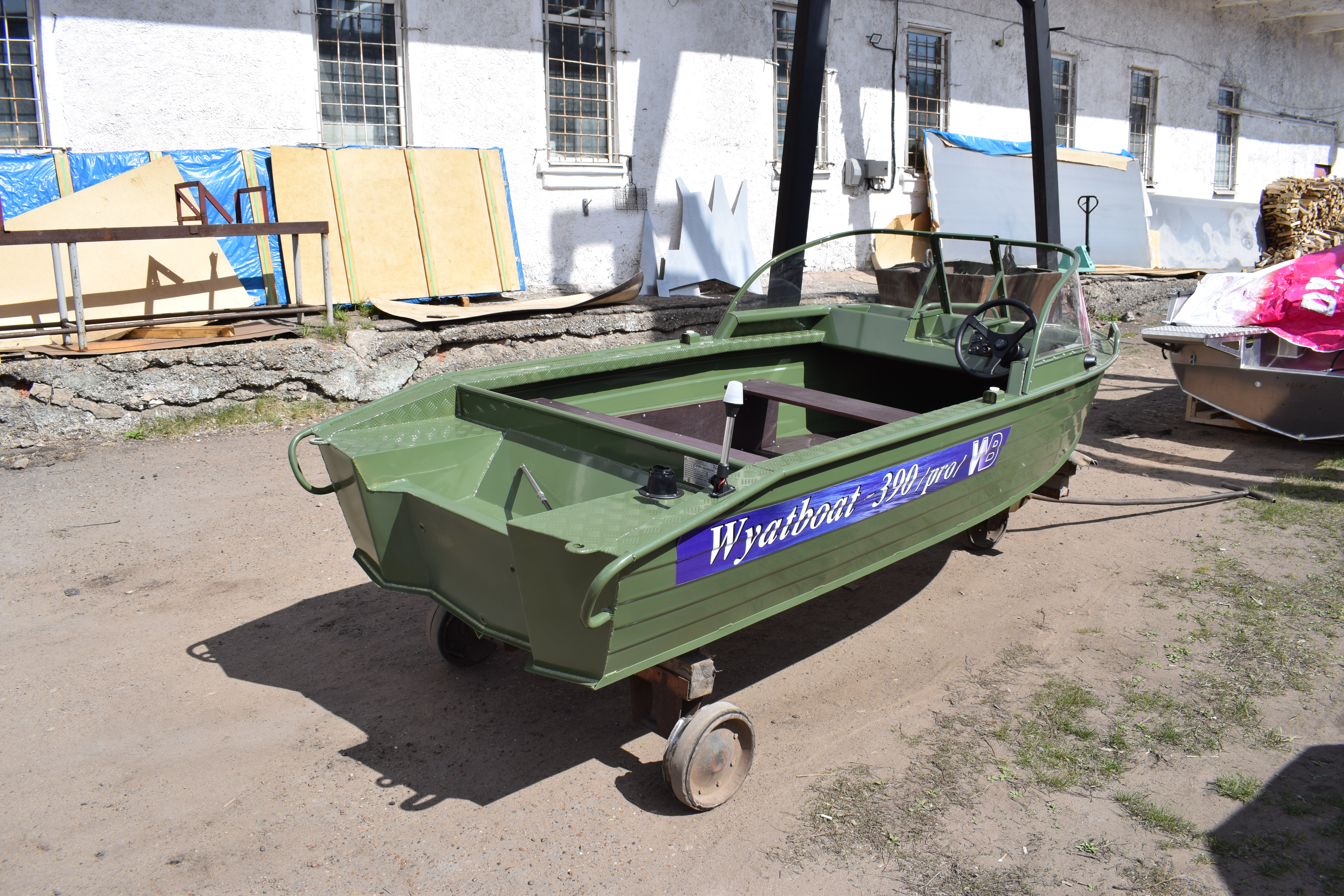 Лодка алюминиевая Wyatboat 390 Pro