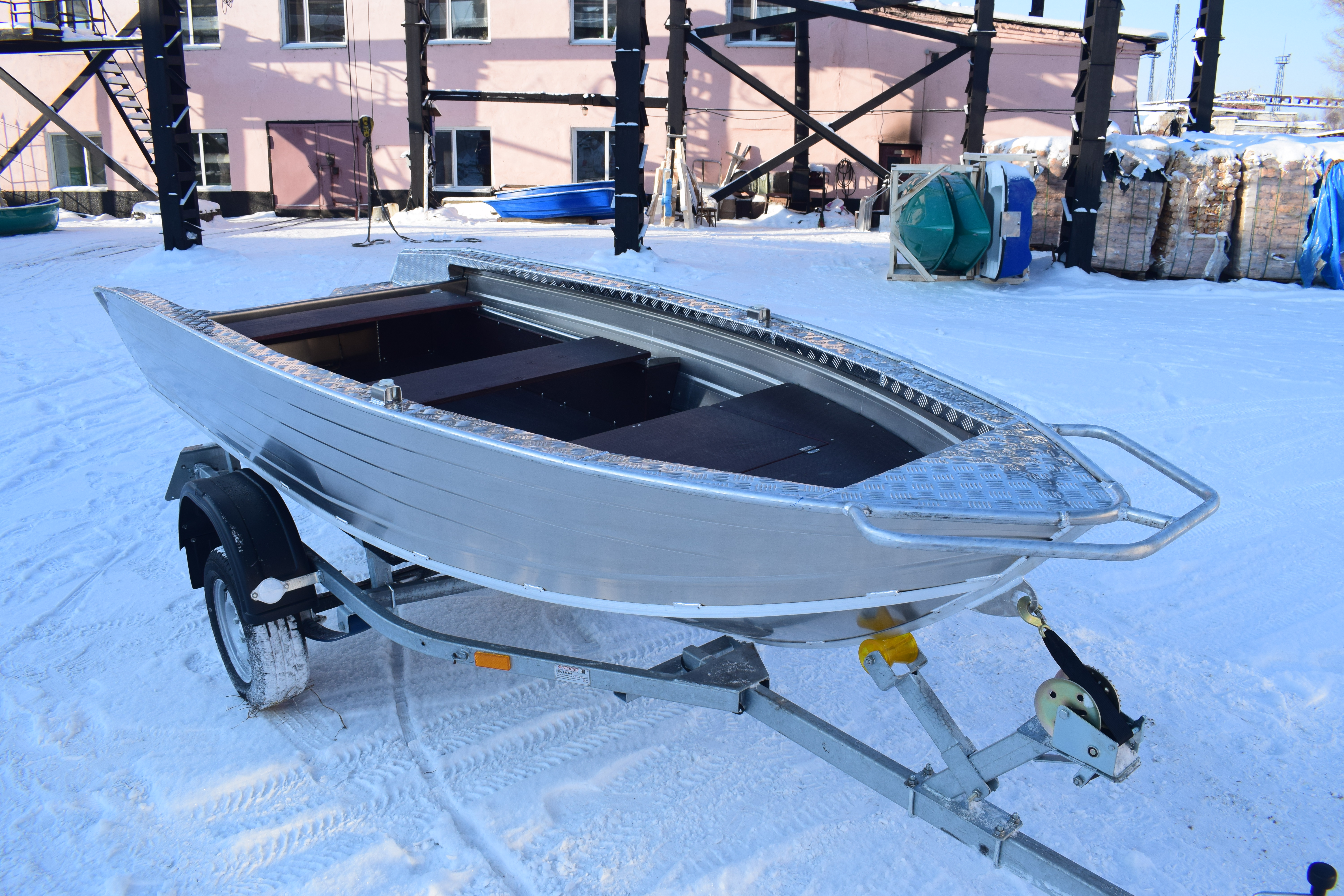 Лодка алюминиевая Wyatboat 390 P