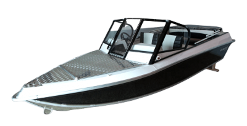 Лодка алюминиевая Салют 480 Neo BowRider LargeBow-Br Lb