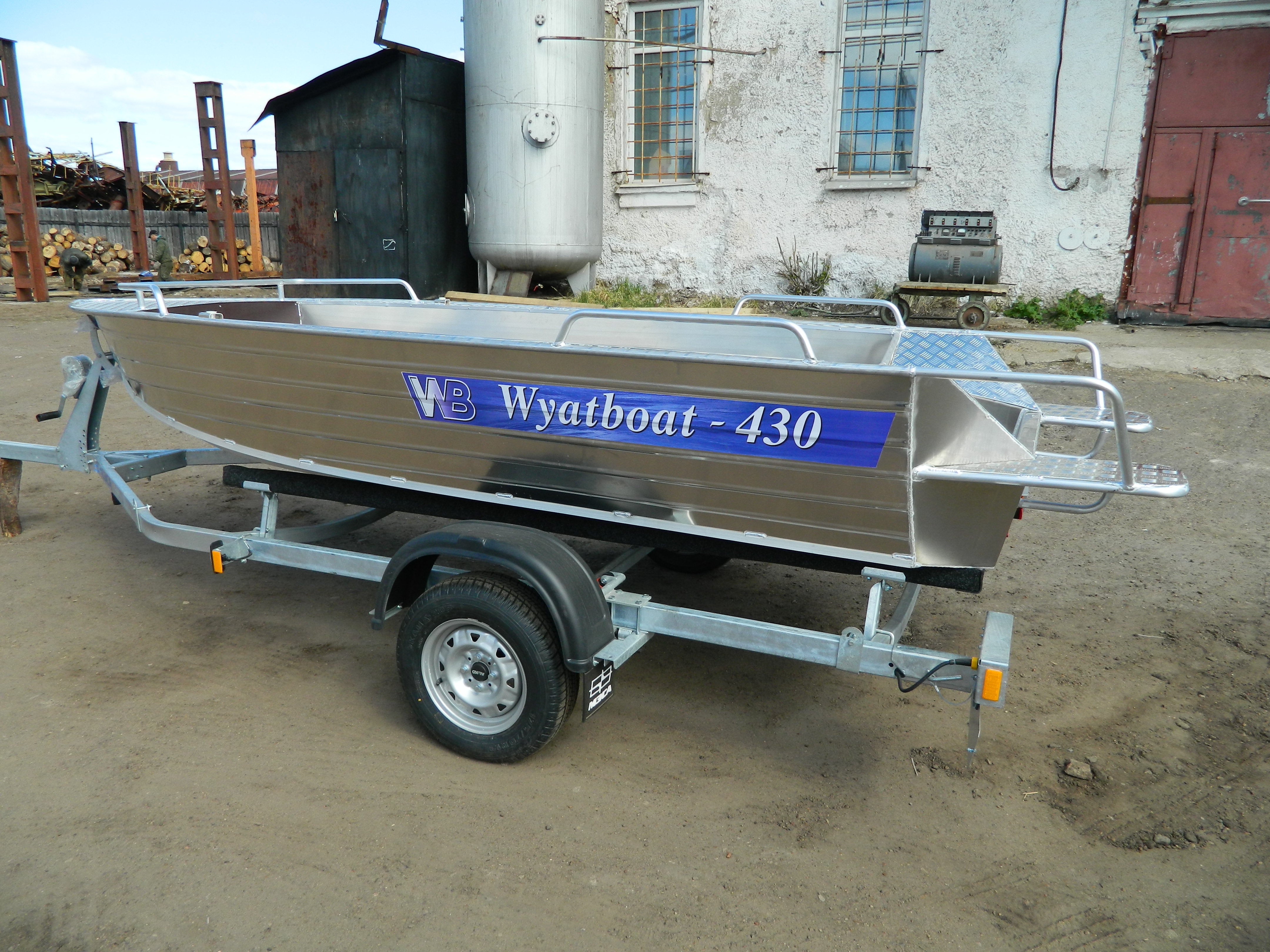 Лодка алюминиевая Wyatboat 430