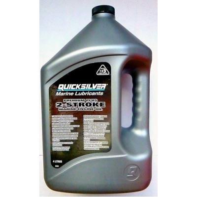 Масло Quicksilver Premium Plus 2T, 4 л Масло Quicksilver Premium Plus 2T, 4 л