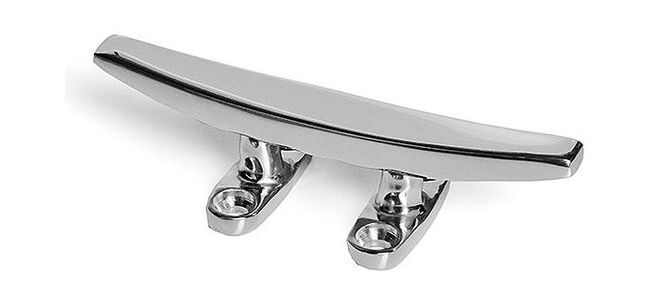 Утка швартовая 200 мм (хром)