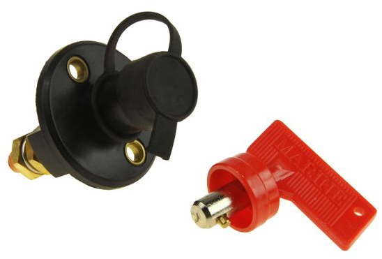 Выключатель массы (ключ) c защитным колпачком