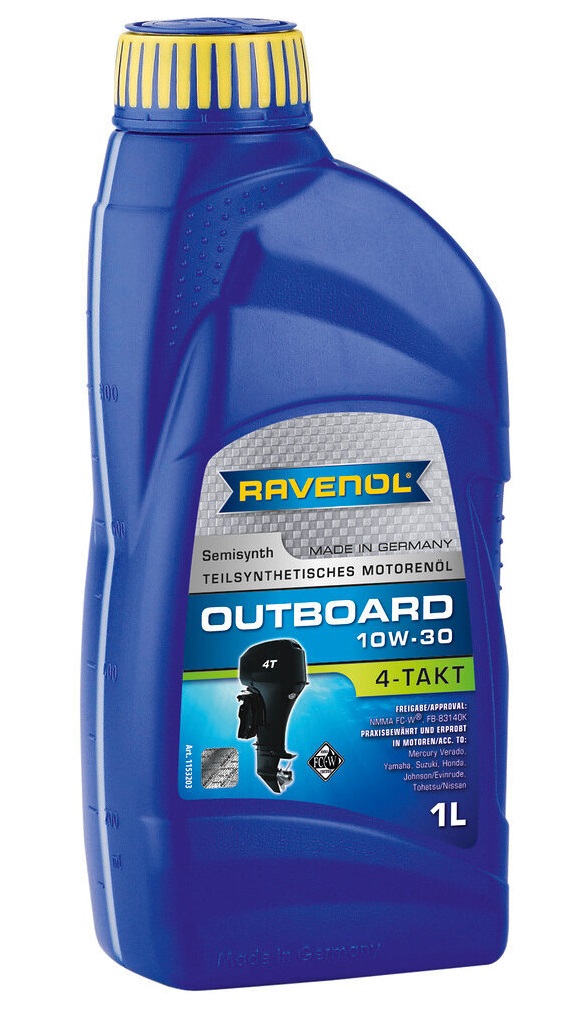 Масло Ravenol Outboard 4T 10W-30 1л