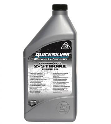 Масло Quicksilver Premium Plus 2T, 1 л Масло Quicksilver Premium Plus 2T, 1 л