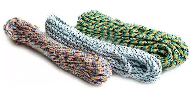 Веревка плетеная п/п 8 мм (50м) цветная