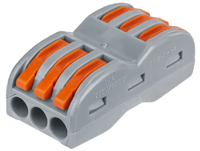 Клеммы электромонтажные, 6 контактов